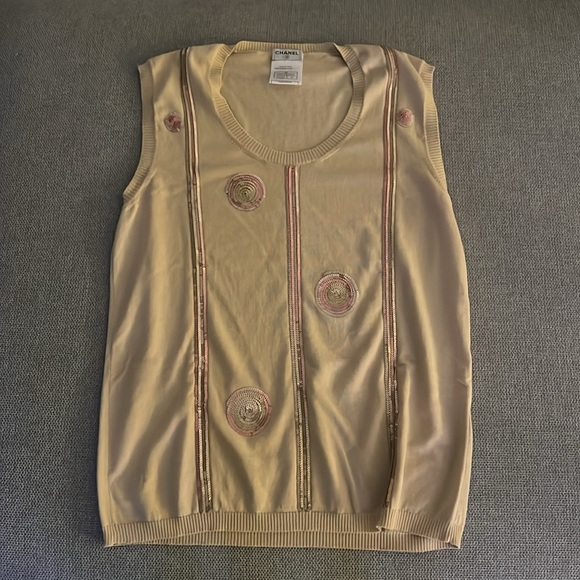 🗽 Chanel 100% Cotton Knitwear Italy IT | 40 - Picture 4 of 11